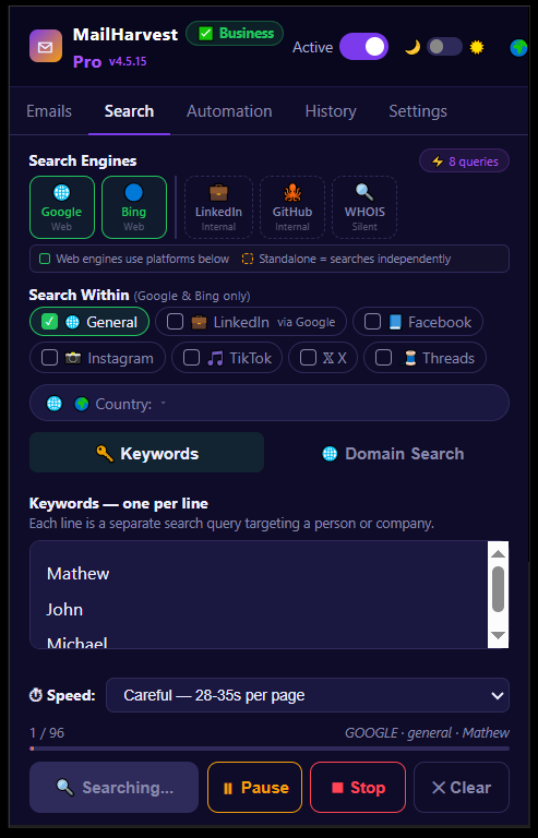Bulk URL automation